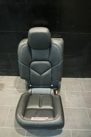 Sitzbank rechts Porsche Cayenne 958 92A 06.10- Schwarz Rücksitzbank ohne Airbag - Bild 1