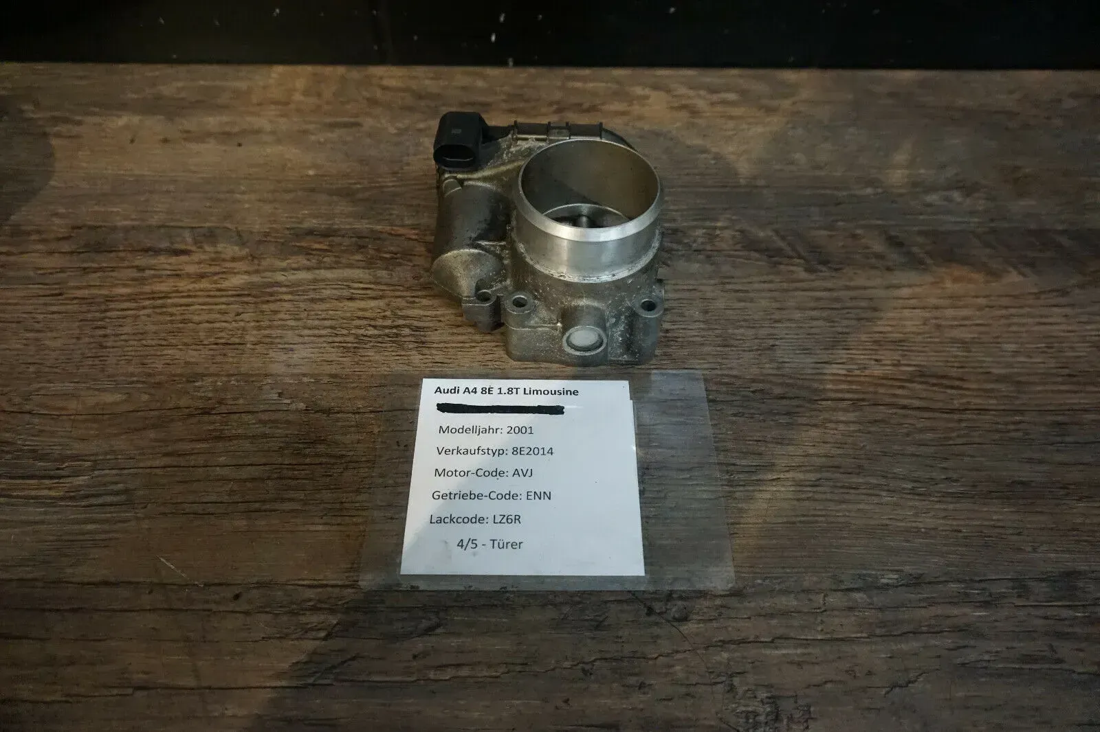 VW Passat 3B Bj.96-00 Drosselklappe 1.8T 110KW 06B133062B - Bild 1
