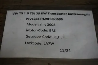 VW T5 SITZKONSOLE SITZ KONSOLE vorne links 7H1881677AH Schwarz - Bild 7