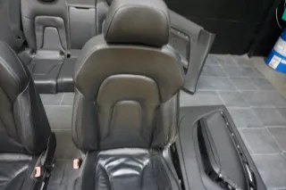 Audi A5 8T Coupe Volleder Leder Schwarz Sitze Ausstattung Sline Innenausstattung - Bild 4