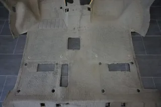 VW T4 Teppich Bodenbelag vorne Führerhaus Multivan Caravelle 7D1863711AH grau - Bild 6