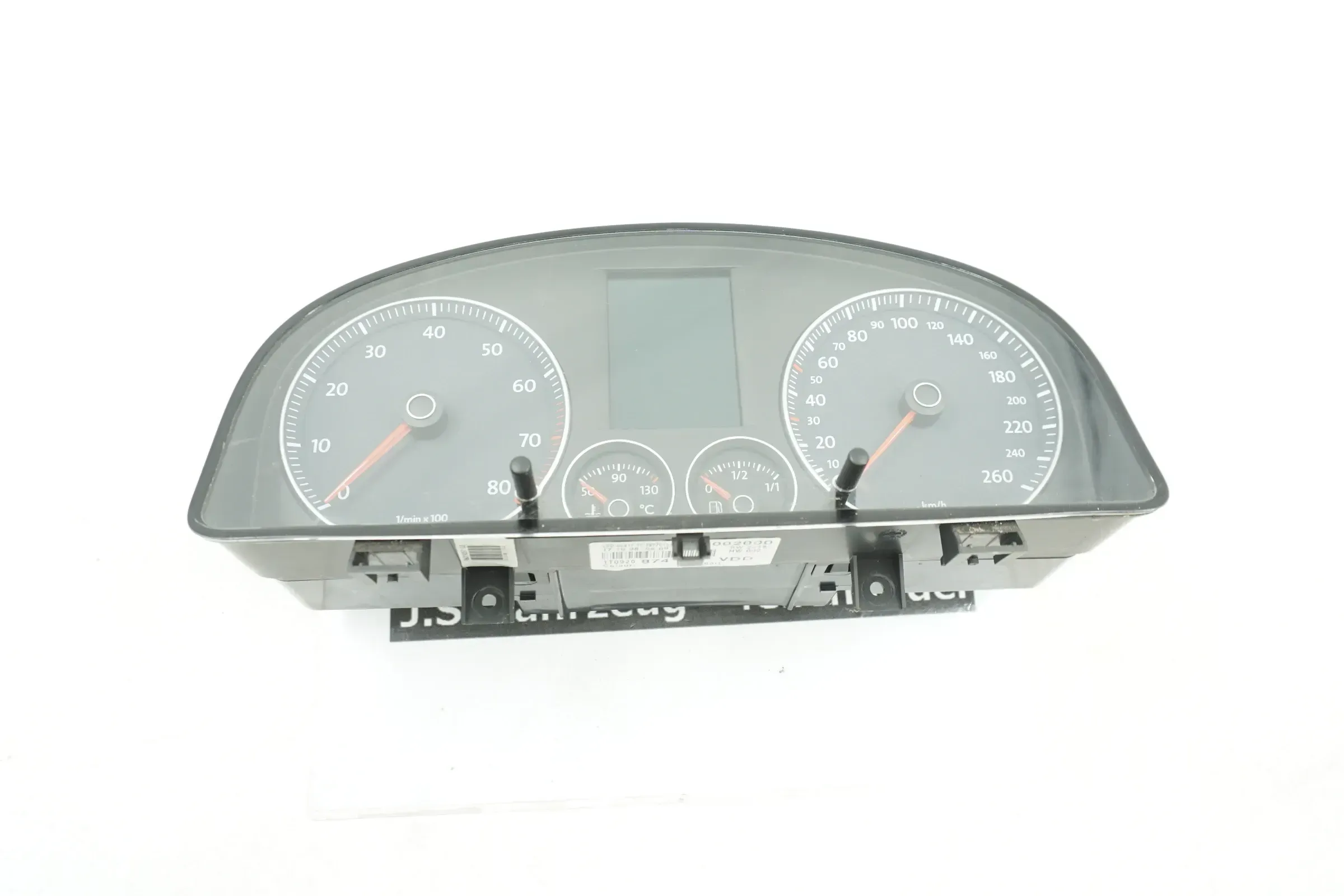 Original VW Touran 1T Tacho Kombiinstrument Schalttafeleinsatz 1T0920874 - Bild 1