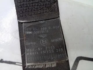 Sicherheitsgurt hinten rechts VW Passat 3B 3BG Gurt schwarz 3B9857806D - Bild 3