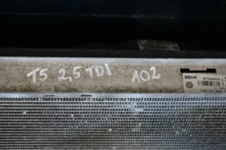 VW T5 2.5TDI Kühlerpaket Frontmaske Wasserkühler 1x Lüfter - Bild 4