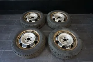 4 x VW T5 Multivan Stahlfelgen 7E0601027B Winterräder 215/60 R17C 104/102H - Bild 1
