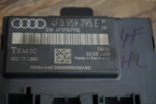 Audi A6 C6 4F Türsteuergerät Tür 4F0959795E 4F0910795E hinten links Original - Bild 5