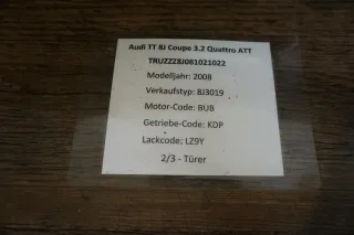 Audi TT 8J3 Coupe 3.2 184KW Quattro Antriebswelle vorne rechts 8J0407272S - Bild 2
