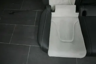 Audi A5 Coupe 8T Rücksitzbank Rückbank Sitzbank Sitz hinten Alcantara weiß Leder - Bild 2