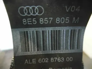 Audi A4 B7 B6 8E Sicherheitsgurt hinten links rechts Gurt schwarz 8E5857805M TOP - Bild 2