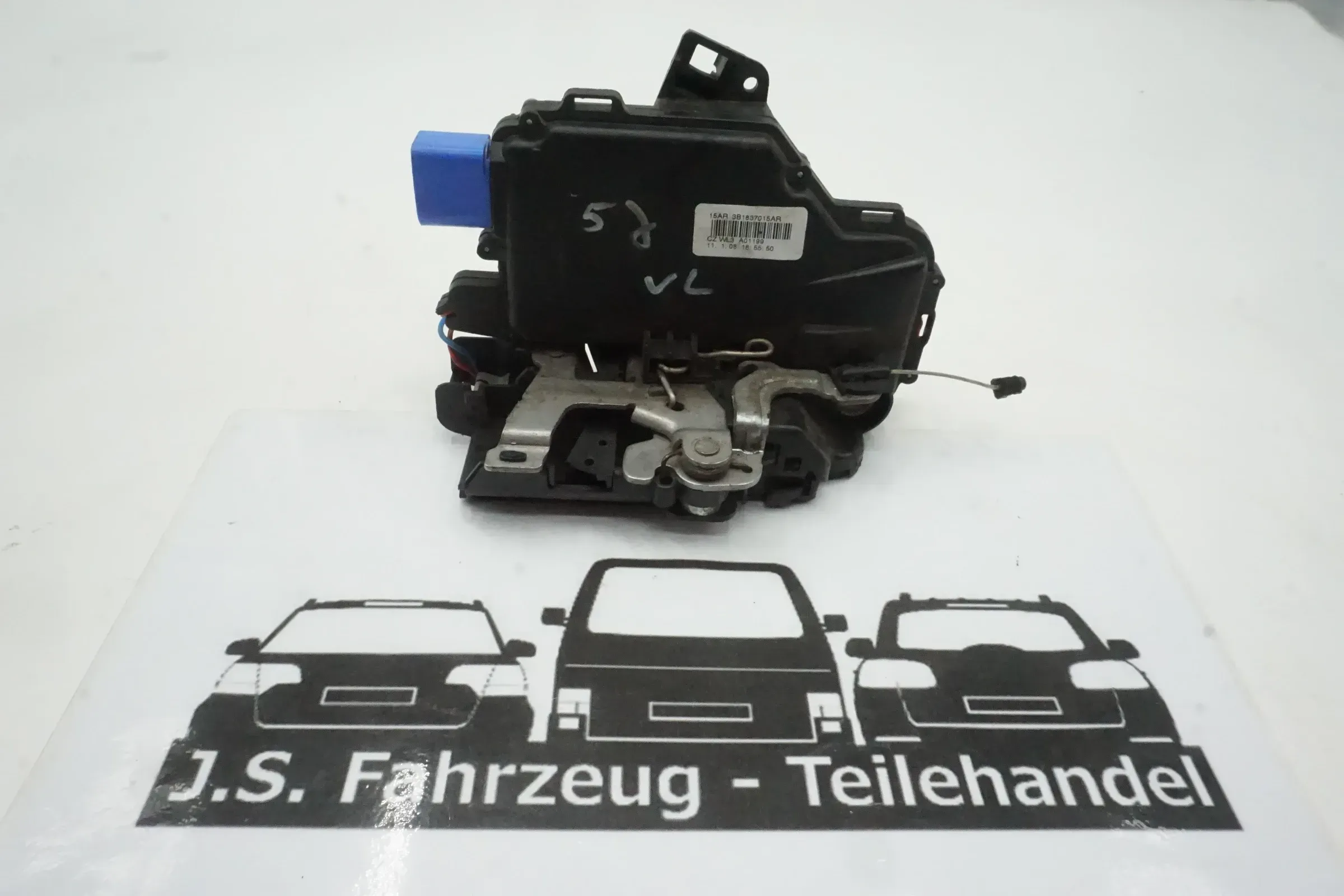 Seat Skoda VW Passat 3B Türschloss Schloss 3B1837015AR VORNE LINK - Bild 1