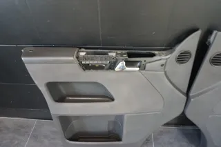 VW T5 Multivan Türverkleidung Vorne Links Rechts Anthrazit Stoff vorn Schwarz - Bild 4