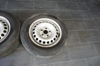 2x Sommer Komplettrad 205/65 R16 VW T5 T6 Stahlfelgen 6,5Jx16H2 ET51 Coninental - Bild 2