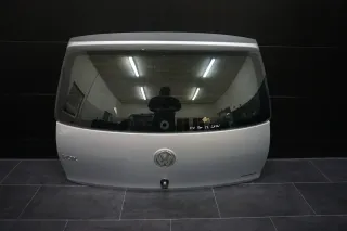 VW Fox 5Z Heckklappe Kofferraumklappe Klappe hinten Scheibe silber LA7W - Bild 1