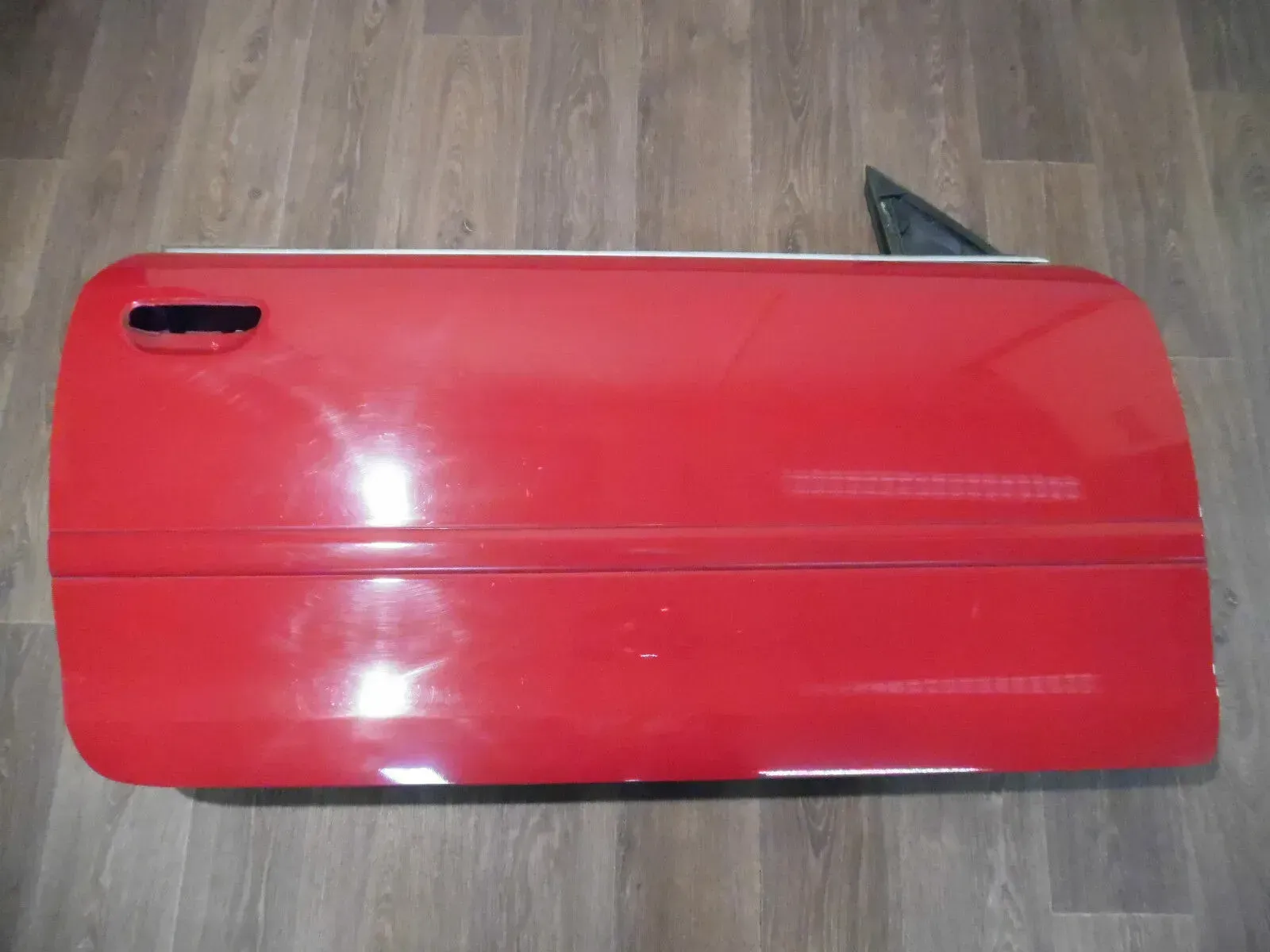 Audi A4 Cabrio 8H Bj. 2001 Tür rechts Beifahrertür 8H0831052D Rot LY3C Türhaut - Bild 1
