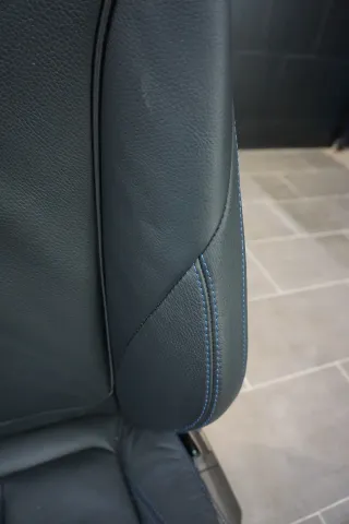 BMW F20 Sitz vorne Links Leder Schwarz Rote Naht Sitzheizung Sport M Paket 2018 - Bild 6
