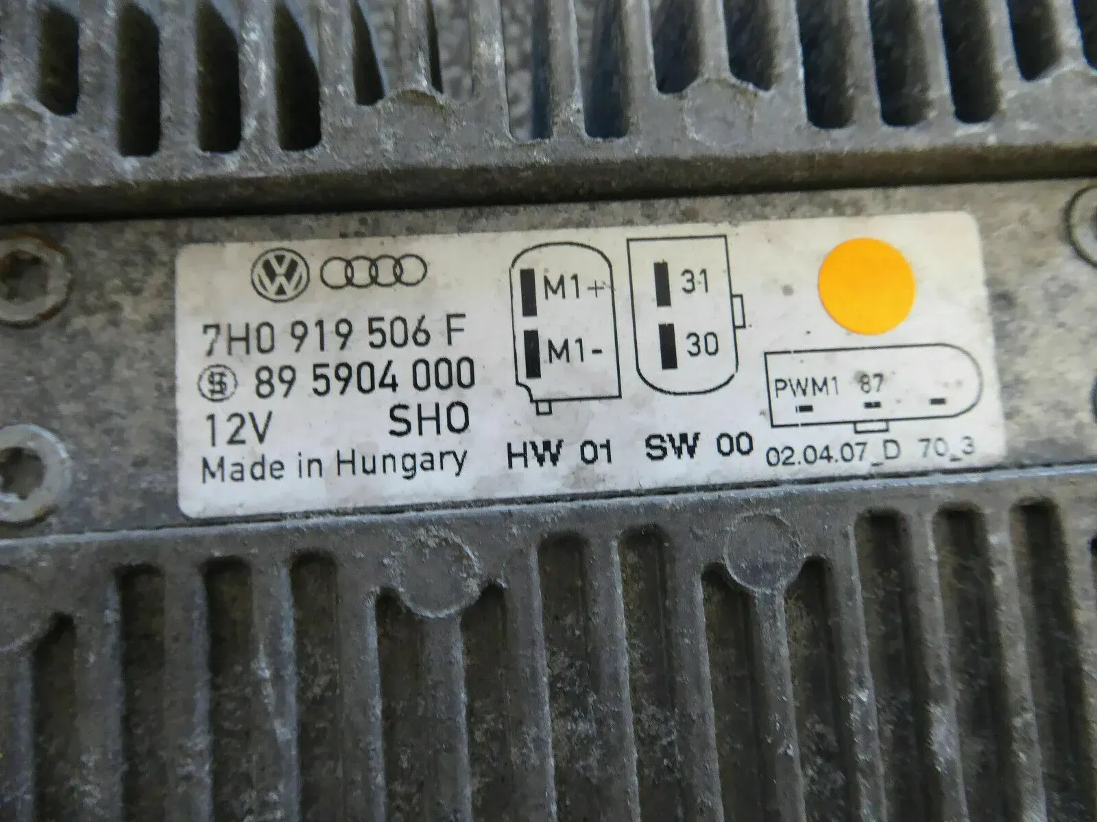Audi A3 8P A4 8E A6 4B A8 4E VW Touarerg Airbagsensor Crashsensor 4B0959643E - Bild 1