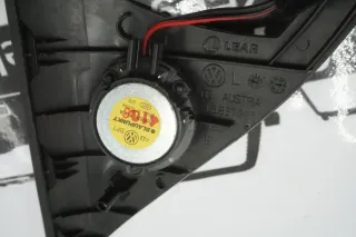 Spiegeldreieck vorne links VW Touareg Hochtöner 7L6837993 Verkleidung schwarz - Bild 4