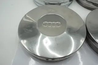 Audi 80 B1 Radkappe Radzierblende Chrom Blech Nabedeckel Zierblende Metall - Bild 6
