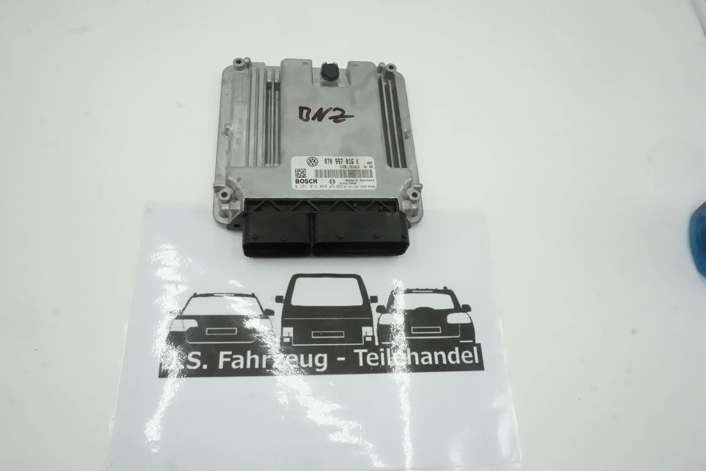 Original VW T5 2,5 TDI 4Motion BNZ Motorsteuergerät Steuergerät 070997016K - Bild 1
