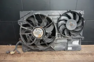 VW T5 7H Original Lüfterzarge mit Lüftermotor Lüfter Bosch 7H0959455A 7H0121201C - Bild 1