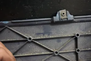 VW T4 Armaturenbrett Abdeckung Verkleidung Mitte 701857243 blau - Bild 3