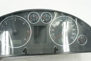 VW T5 Multivan Highline Tacho 7H5920870L Chrom selten MFA FIS Automatik - Bild 3