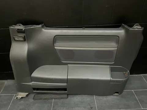Background image for VW T5 Multivan VERKLEIDUNG KOFFERRAUM hinten links 7H0867033 Schwarz Stoff