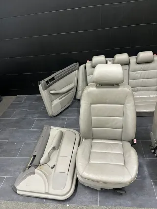 Audi A6 4B Kombi Sitze vorne links rechts 4/5-Türer Leder Ausstattung - Bild 3