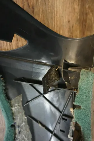 Porsche 986 Boxster Verkleidung Abdeckung B-Säule rechts grün 98655131600 - Bild 5