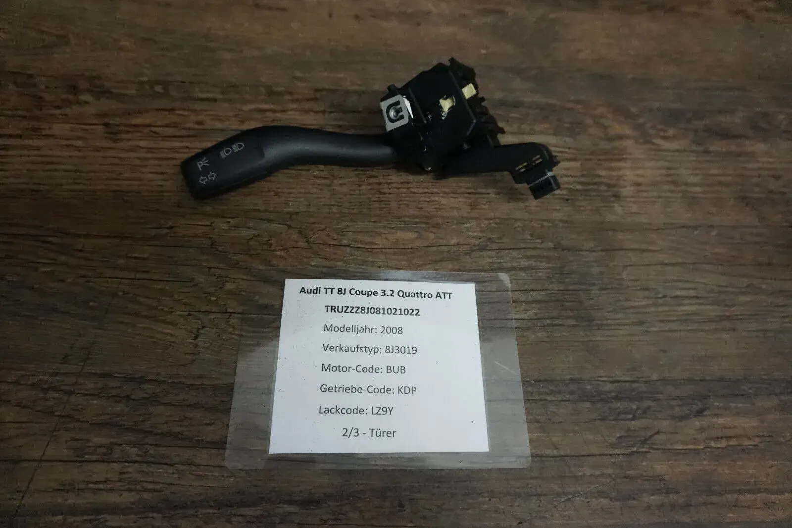 Blinkerschalter Kombischalter 8P0953513A Audi A3 8P TT 8J R8 42 - Bild 1