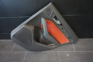 Türverkleidung hinten rechts Audi Q5 8R Verkleidung Rot Leder HR Alcantara - Bild 1