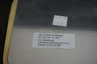 Original Lenksäulenverkleidung Schalter elektrisch verstellbare Lenksäule 4F1953497G Vorne Gebraucht - Bild 6