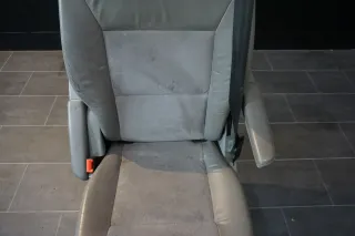 VW T5 Multivan Schienensystem 3te Reihe hinten Sitz Alcantara Grau Pilotensitz - Bild 3