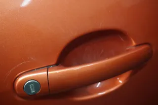 Skoda Fabia Combi 5J Tür vorn rechts ohne Anbauteile Farbe orange 9771 - Bild 5