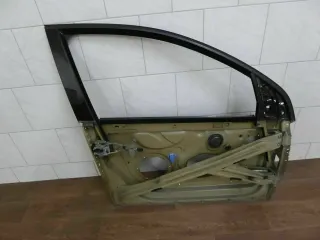 Tür Türrahmen vorne rechts VW Golf V 5 Limousine BJ 2006 L041 Schwarz - Bild 1