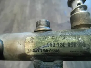 Einspritzleiste Audi A4 B7 A6 C6 A8 4E 3,0 TDI ASB 233 PS 171 KW 059130090AG TOP - Bild 2