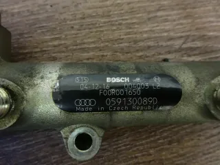 16. VW Touareg 7LA 3,0 TDI BKS Einspritzleiste Verteilerrohr Sensor 059130089 D - Bild 4