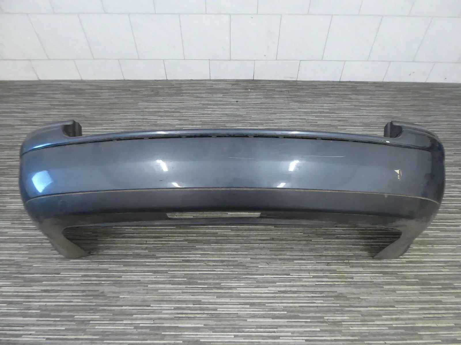 VW Golf IV 1J Stoßstange hinten Stoßfänger Original LB5N Indigoblau met. - Bild 1