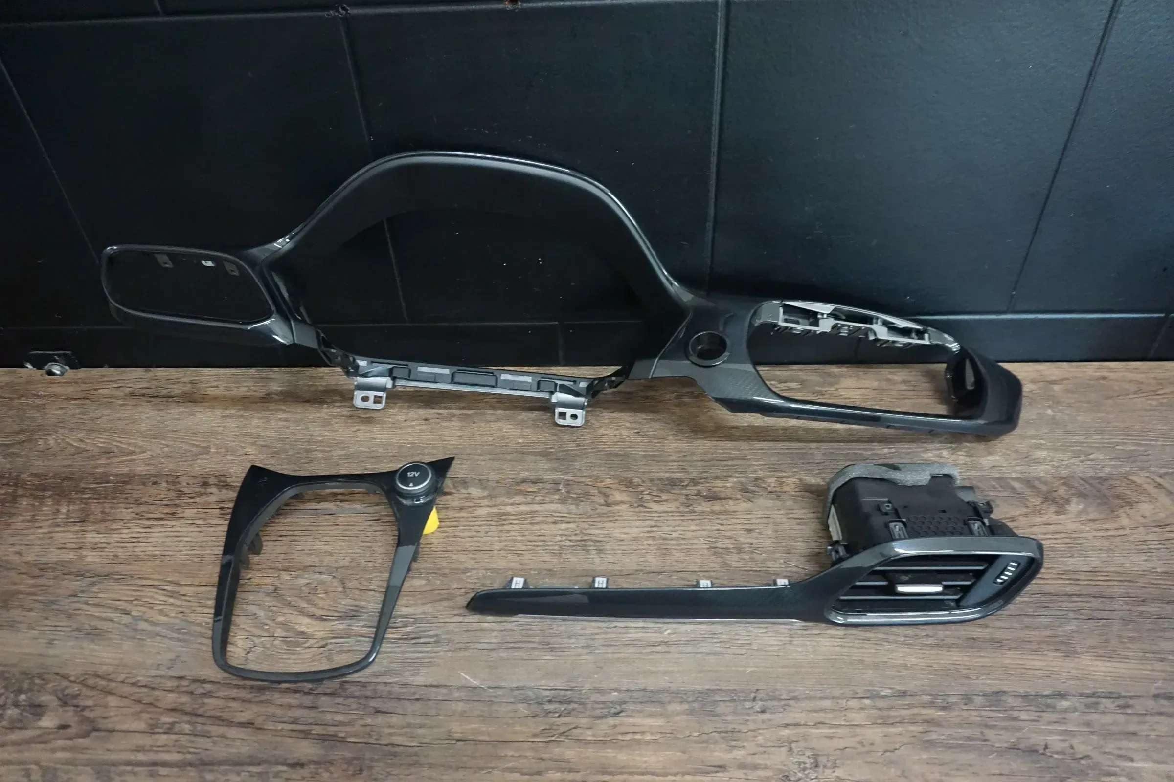 Ford Fiesta 2018 Mk8 VII Dekor Schwarz Carbon komplett Set Interior - Bild 1