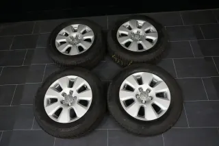 Audi A6 4G 16 Zoll Alufelgen Felgen Winterreifen 225/60 R16 4G0601025 - Bild 1