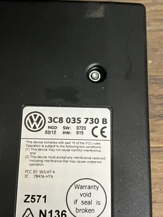 Interfacebox Steuergerät Bluetooth Modul Skoda VW Golf Passat 3C 5N0035730B - Bild 2