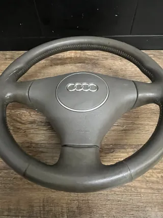 Audi A6 4B 4Z Allroad Lenkrad Lederlenkrad Braun 8Z0419091D - Bild 3