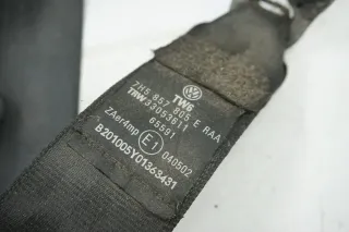VW T5 7H Multivan Caravelle Gurt Sicherheitsgurt vorne links 7H5857805E Schwarz - Bild 6