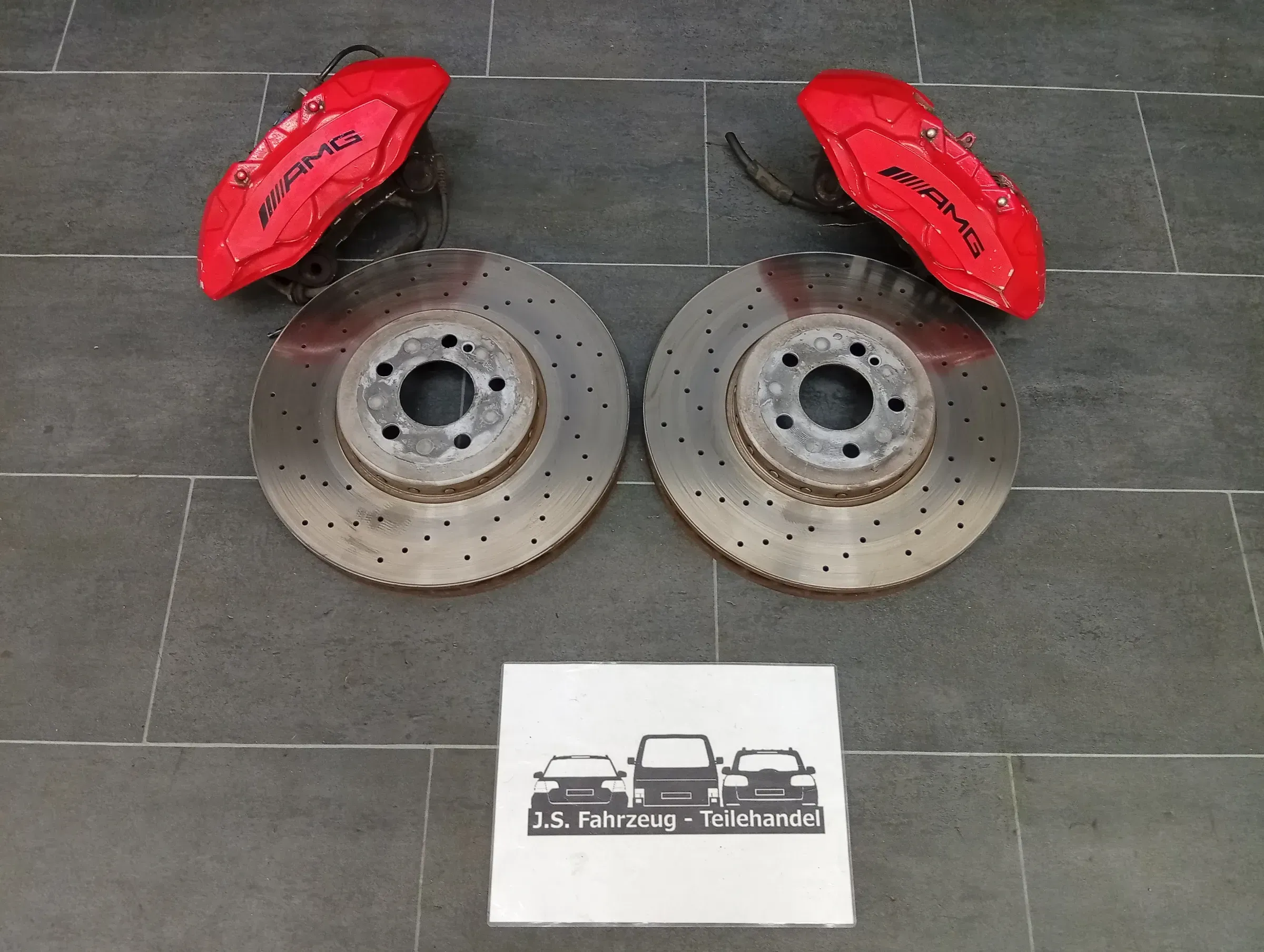 Bremssattel Bremsanlage Bremse vorne MERCEDES-BENZ GLC X253 43 AMG komplett vorn - Bild 1