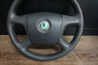 Lenkrad Kunststoff abgenutzt 1Z0419091 1Z0880201N Skoda Octavia Combi - Bild 5