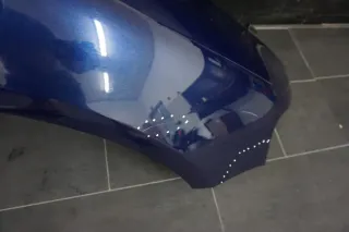 VW Touareg 7L Kotflügel Seitenwand vorn vorne rechts blau metallic LD5Q - Bild 6