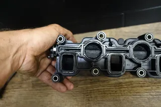 Audi A6 4F Ansaugkrümmer Luftklappensteller Saugrohr 059129712H - Bild 5