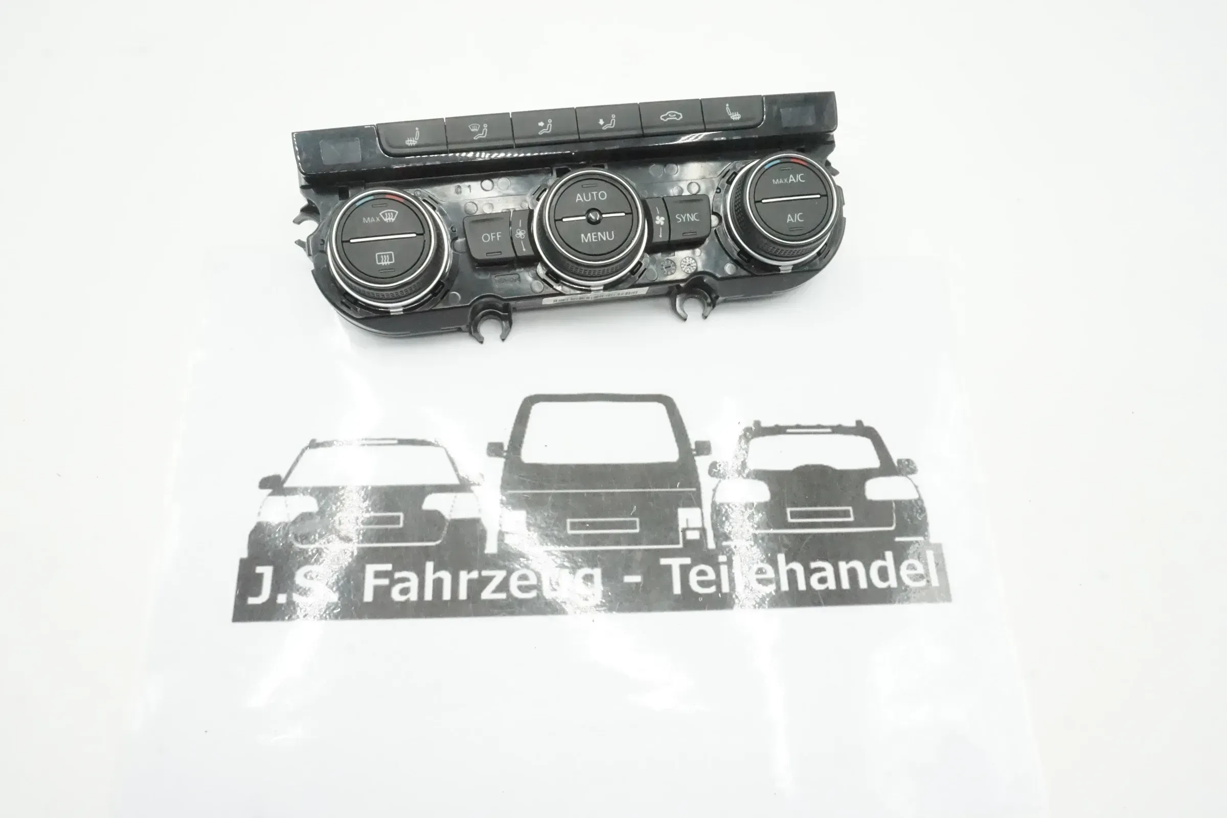 VW Golf VII 5G Klimabedienteil Anzeige Klima Sitzheizung HW03 SW0907 5G0907044AN - Bild 1