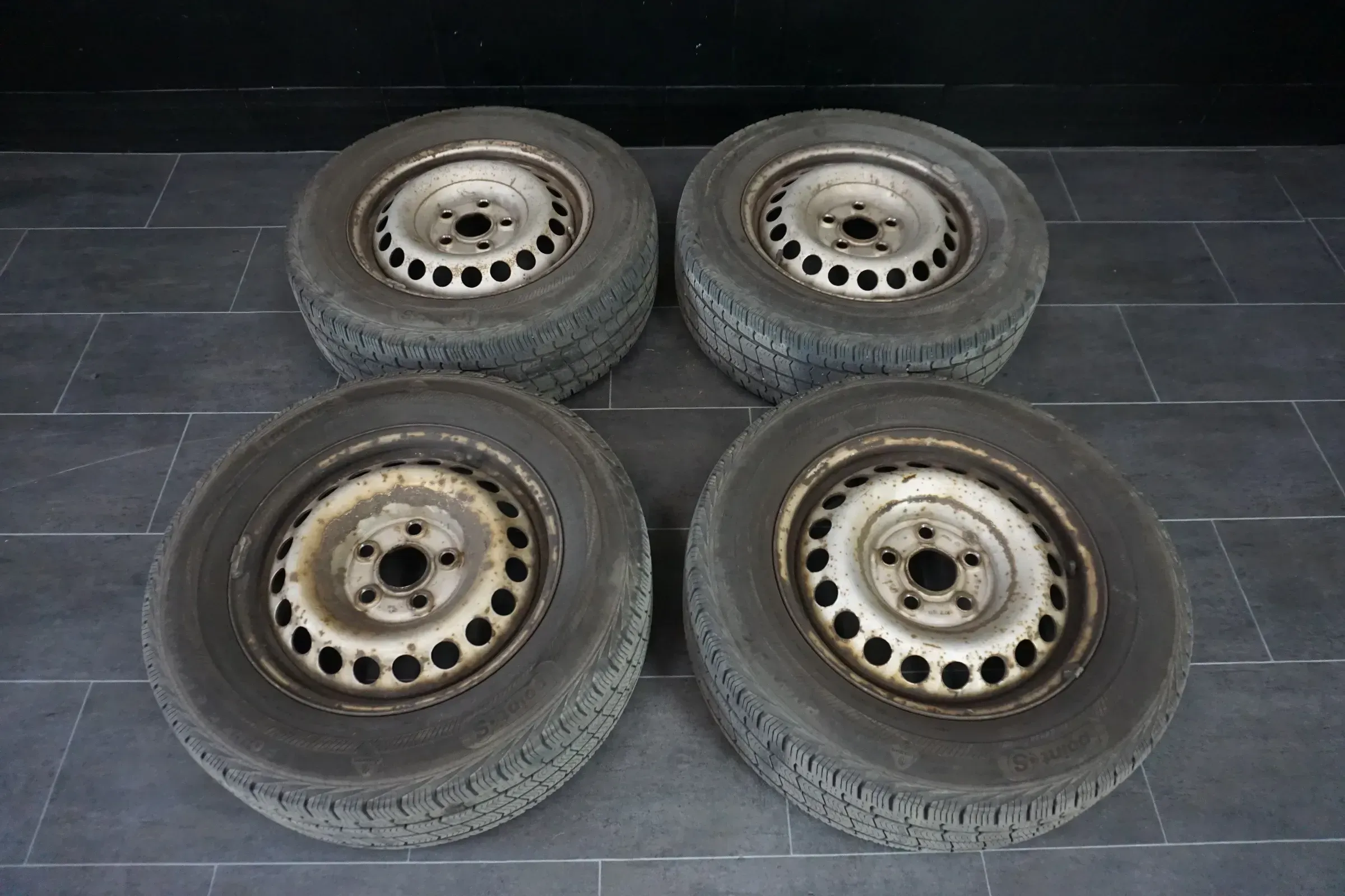 VW T5 T6 Stahlfelgen Allwetterreifen Reifen Allwetter 215/65 R16C Kompletträder - Bild 1