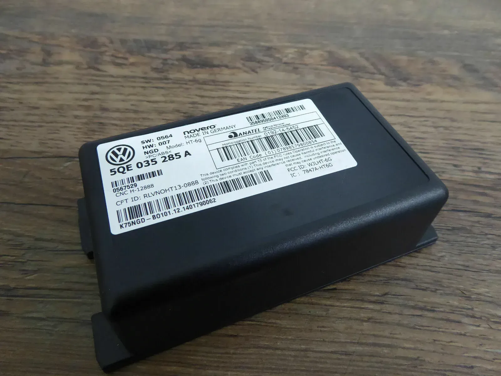 VW Golf VII 7 R Steuergerät Control Unit Onlinedienste Internet Diens 5QE035285A - Bild 1